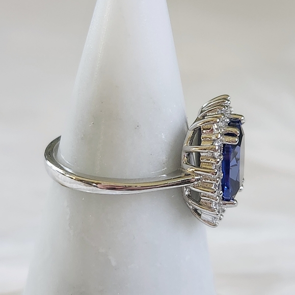 NWT Ryze Wisteria & White Frost CZ .925 Sterling Silver Ring - Size 8.25 - Picture 6 of 11